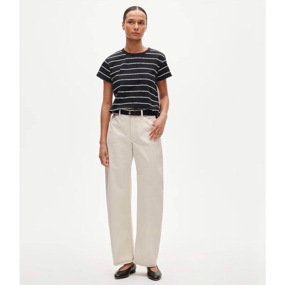 J. Crew Zoe barrel pant in chino Natural NWT size 28T